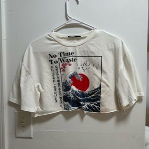 Graphic Crop Top